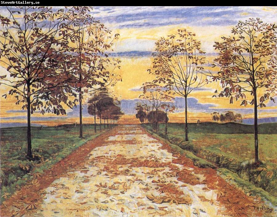 Ferdinand Hodler Autumn Evening